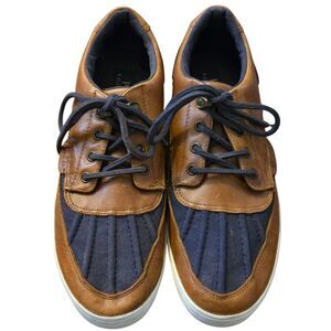 Ralph Lauren Brown and Blue Oxfords